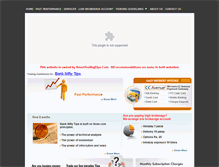 Tablet Screenshot of bankniftytips.com
